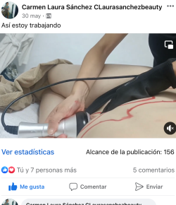 Carmen Laura, alumna satisfecha del curso de aparatología estética